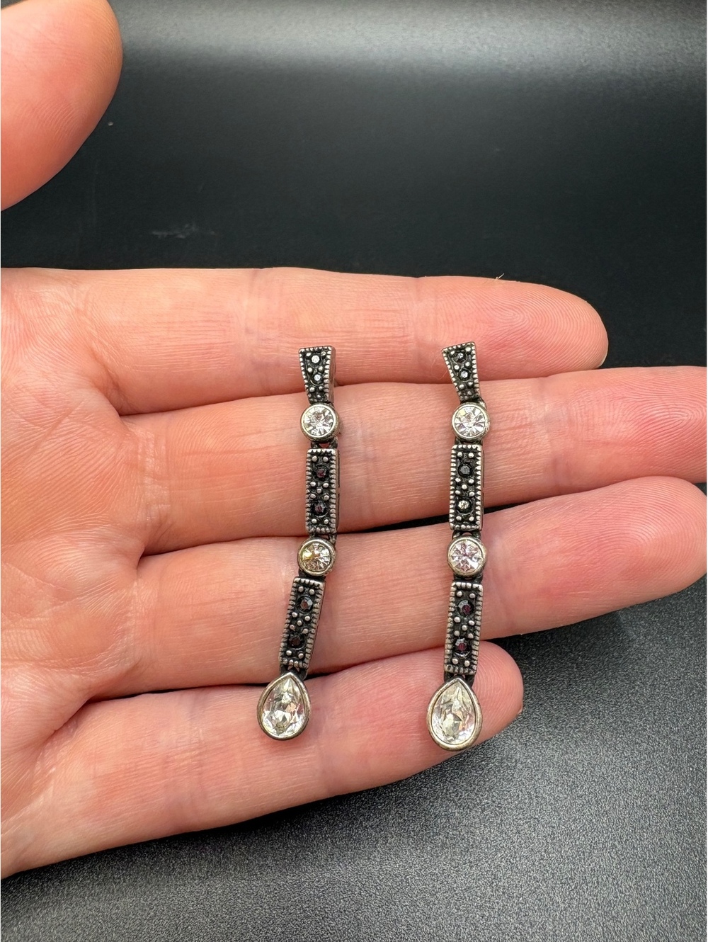 Marcasite earrings
